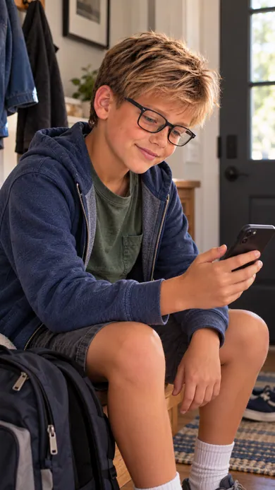 Mason and His Phone
